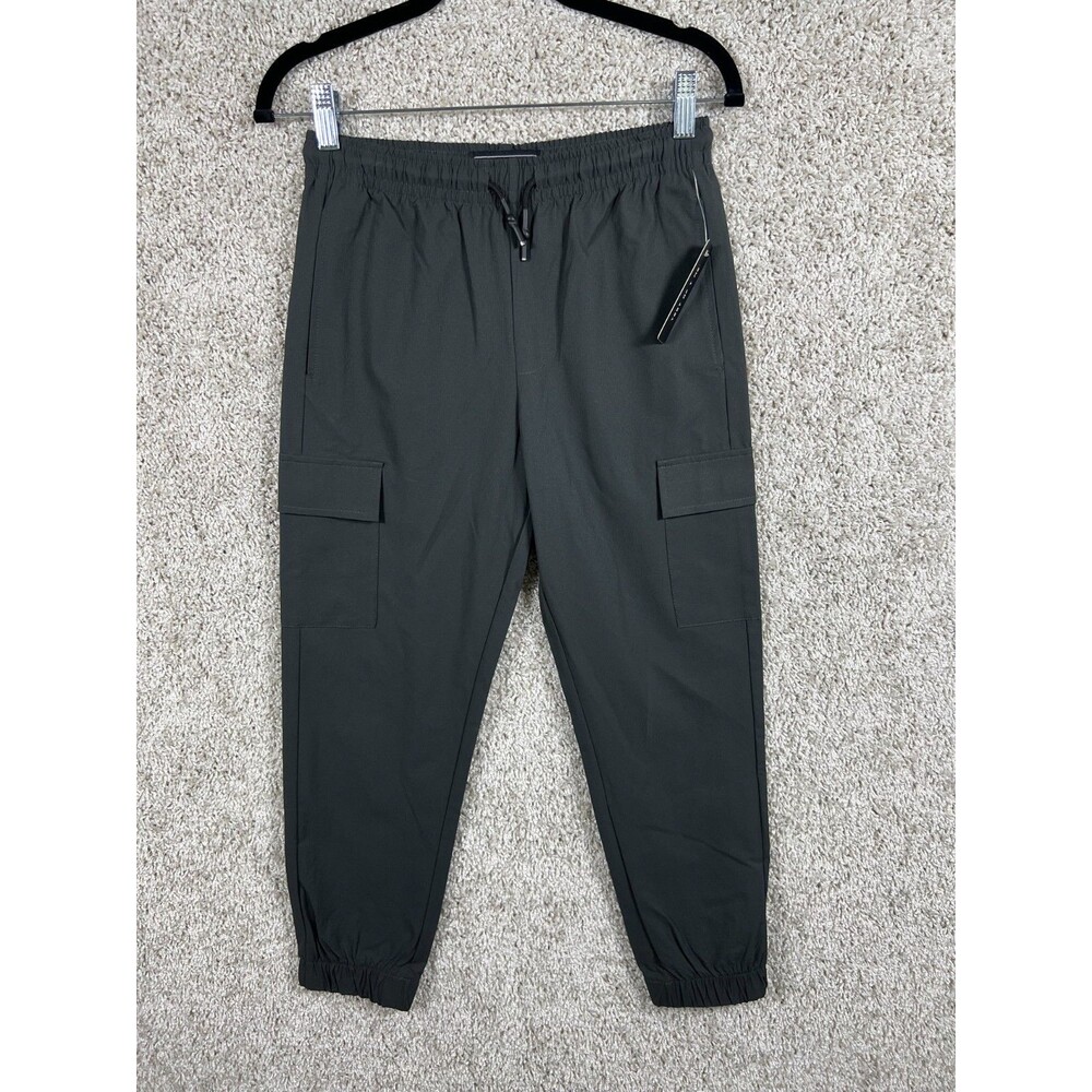 Test of Time Boys Cargo Jogger Pants Size 12/L  Elastic Waist Streetwear Tec